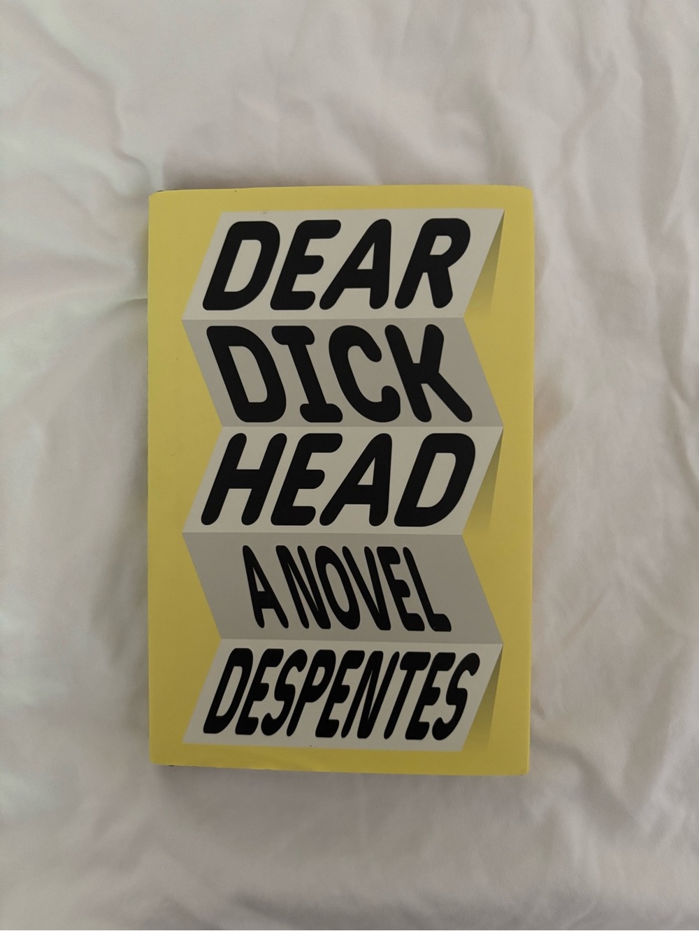 Dear Dickhead A Novel - like new hardcover